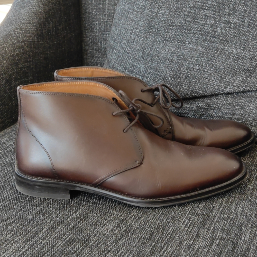 Massimo Dutti mens leather boots
